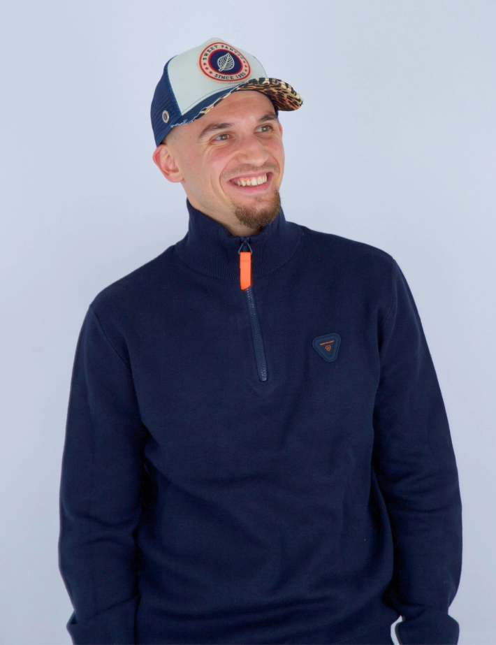 SWEET PANTS Casquette Home Run Léo Marine - 2