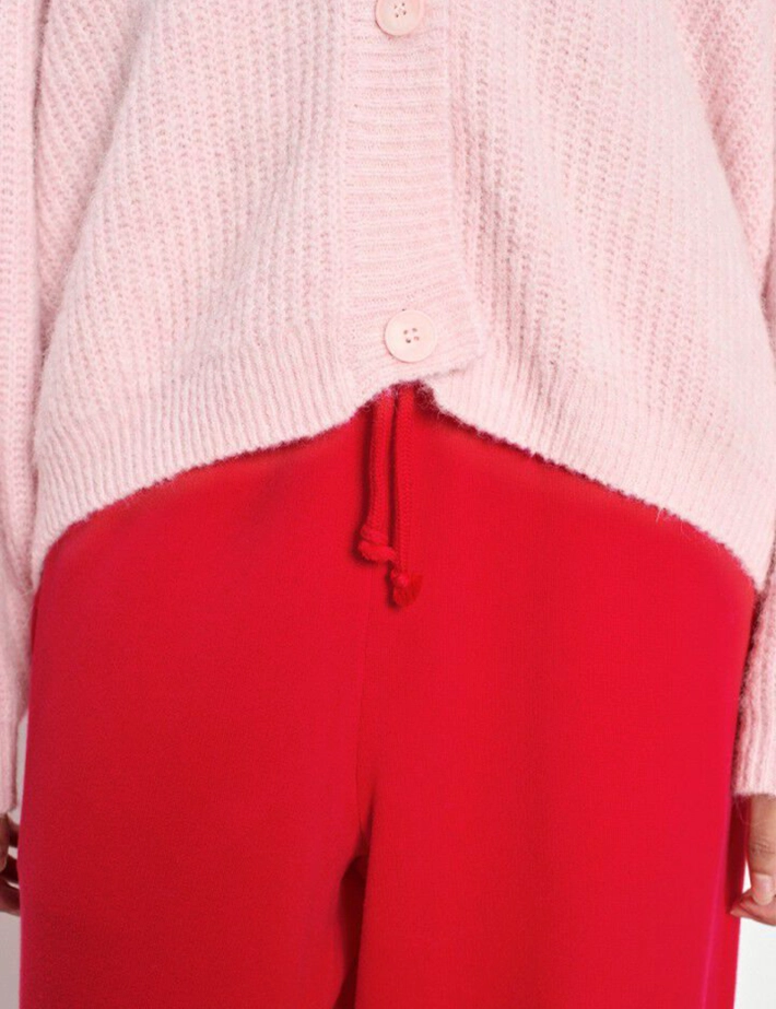 American Vintage Jogging Droit Femme Atubay Rouge Tomate - 4