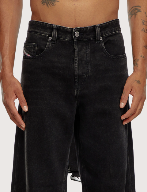 DIESEL Jean Homme D-Macro 9I35 Noir - 3