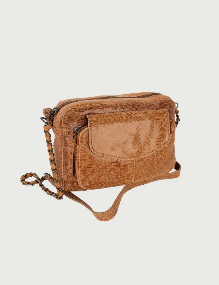 PIECES Sac Bandoulière Small Cross Body Naina Root Beer