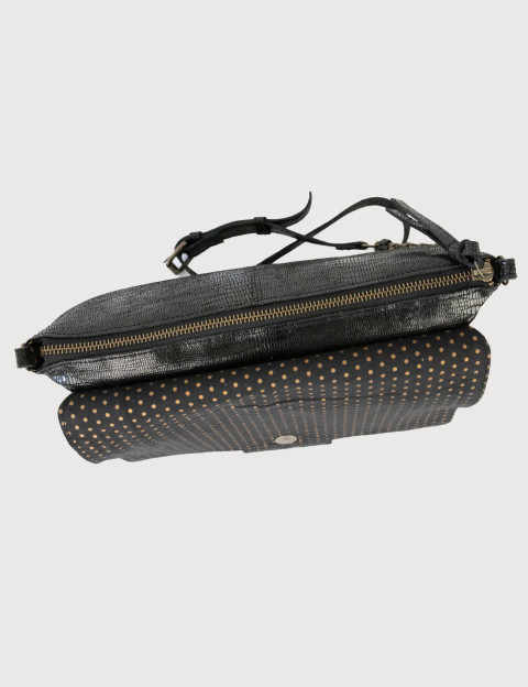 PIECES Sac Felizia Large Cross Body Noir Snake - 4