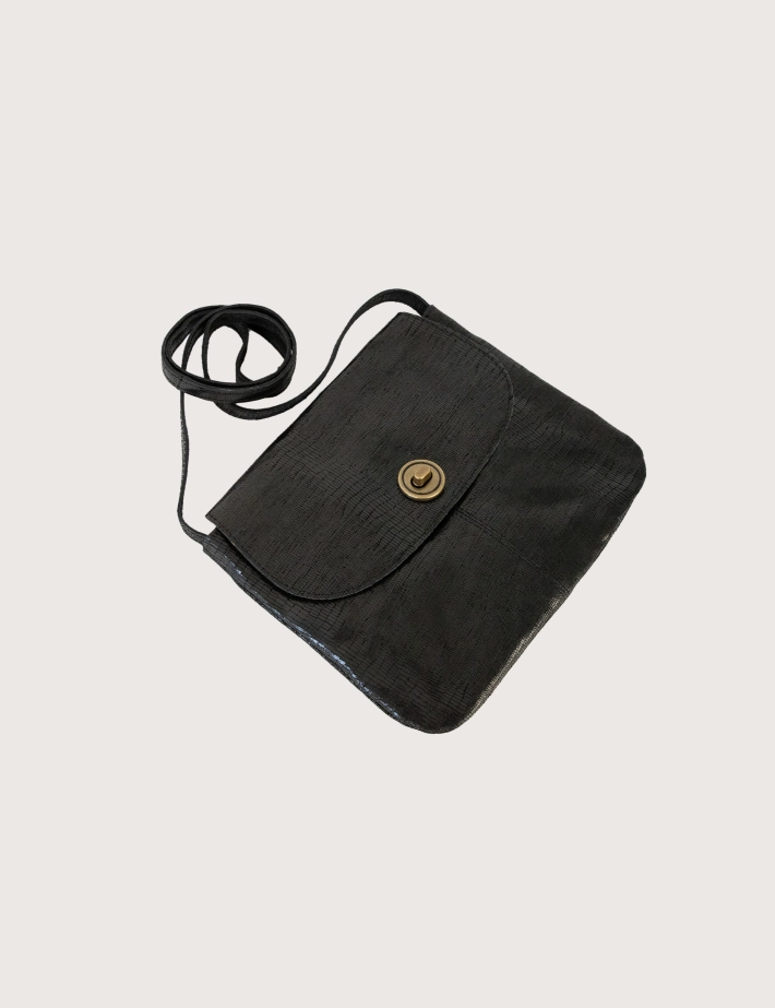 PIECES Sac Cuir Totally Large Party Noir snake - 2