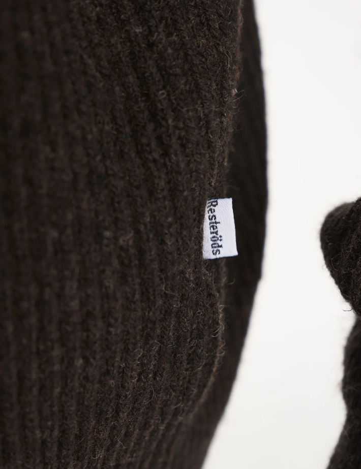 Resteröds Cardigan Homme en Maille Kyle Marron - 3