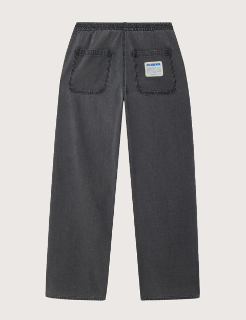 American Vintage Jogging Homme Denim Jazy Noir - 8