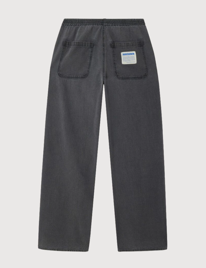 American Vintage Jogging Homme Denim Jazy Noir - 8
