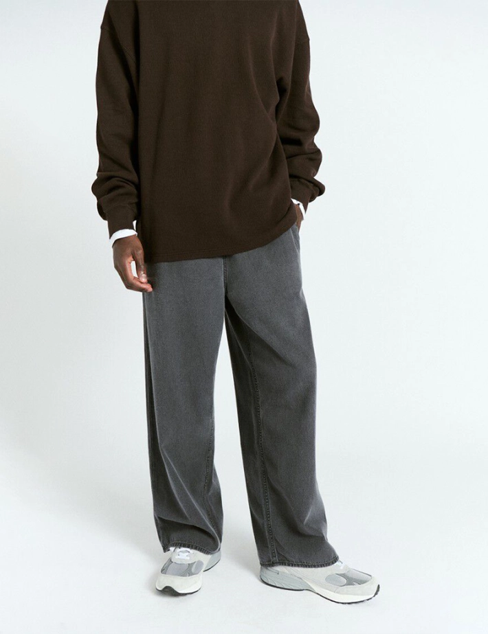American Vintage Jogging Homme Denim Jazy Noir - 2