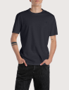 REPLAY T-Shirt Homme Manches Courtes Coupe Regular Marine 067