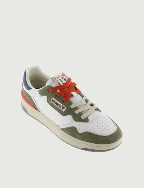VICTORIA Baskets Homme C80 Casual Patch Kaki Marine - 8