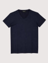 REPLAY T-Shirt Manches Courtes Homme Col V Marine 067