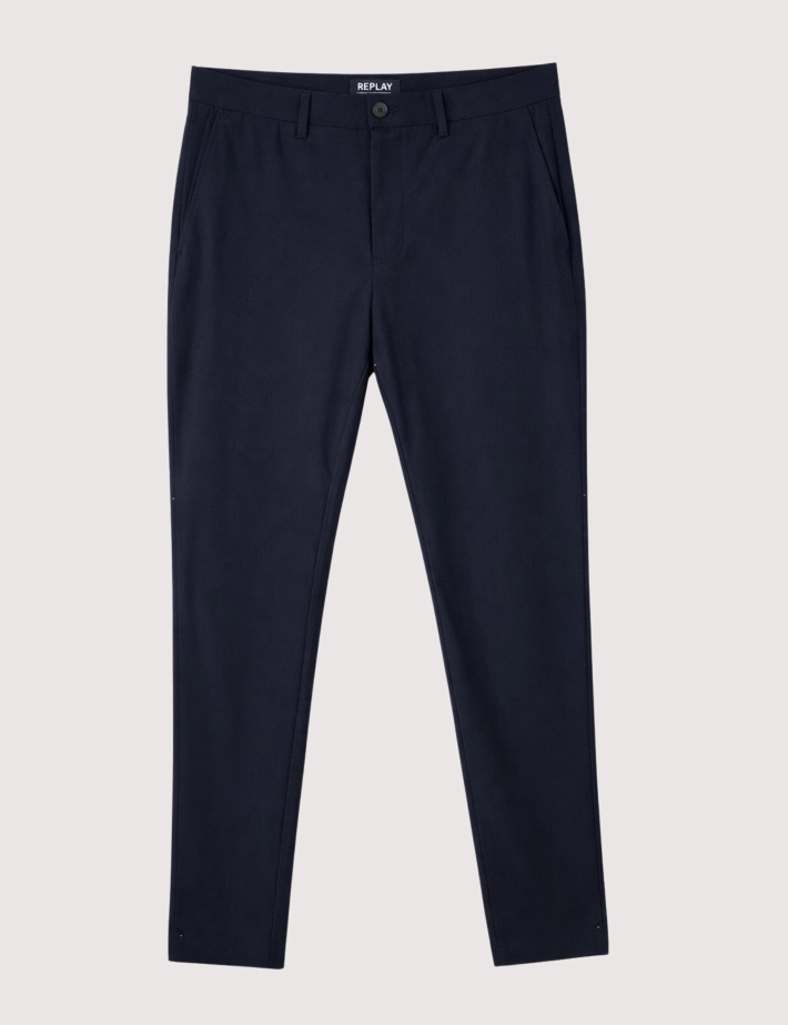 REPLAY Pantalon Chino Homme Marine 500
