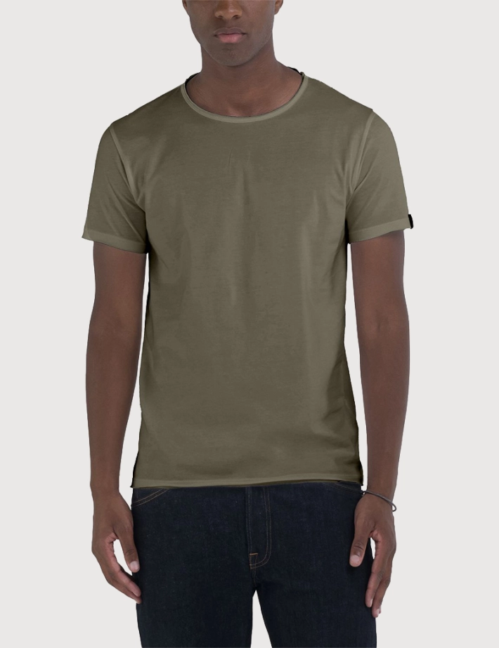 REPLAY T-Shirt Manches Courtes Homme Kaki 851