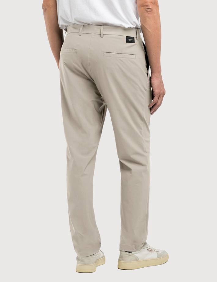 REPLAY Pantalon Chino Homme Beige 597 - 4