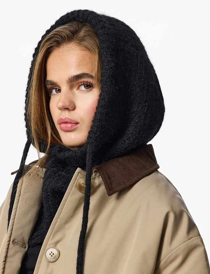PIECES Cagoule Nambi Noir Noos - 3