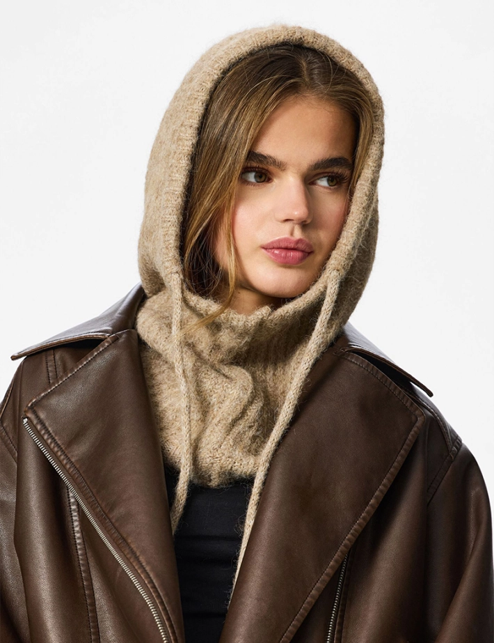 PIECES Cagoule Nambi Camel Noos - 2