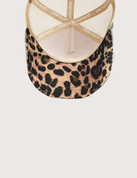SWEET PANTS Casquette Home Run Léo Beige White Pepper - 3