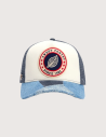 SWEET PANTS Casquette Patchwork Cap Marine Denim