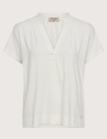 MOS MOSH Blouse Femme Col V Shira Ecru