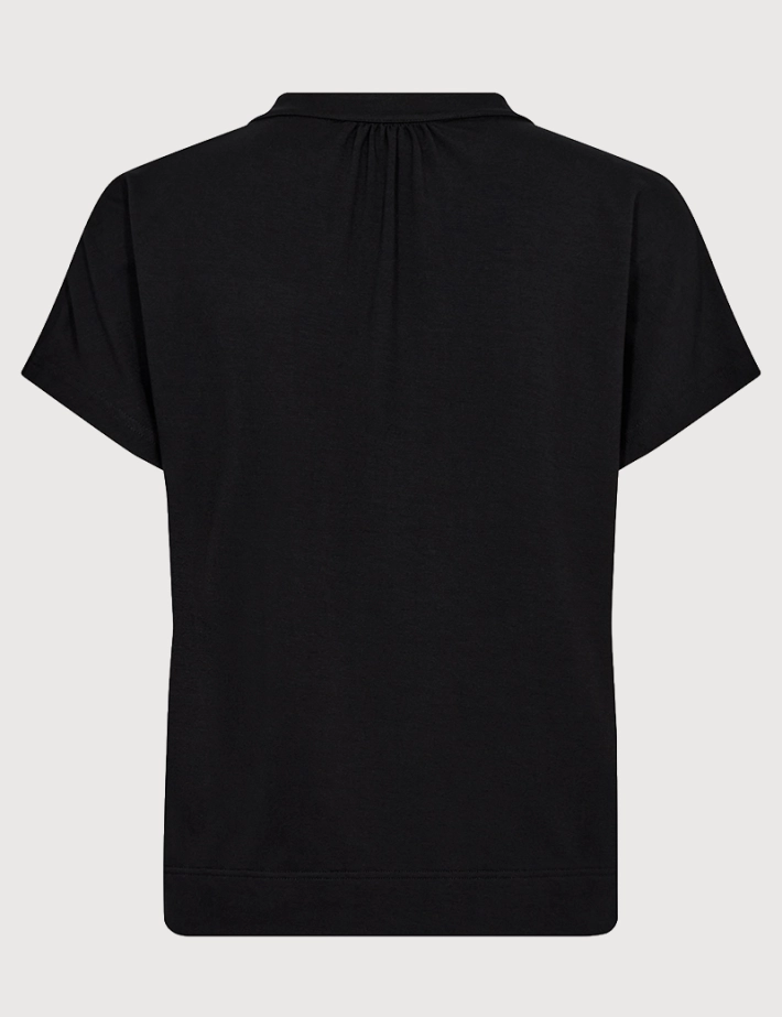 MOS MOSH Blouse Femme Col V Shira Noir - 2