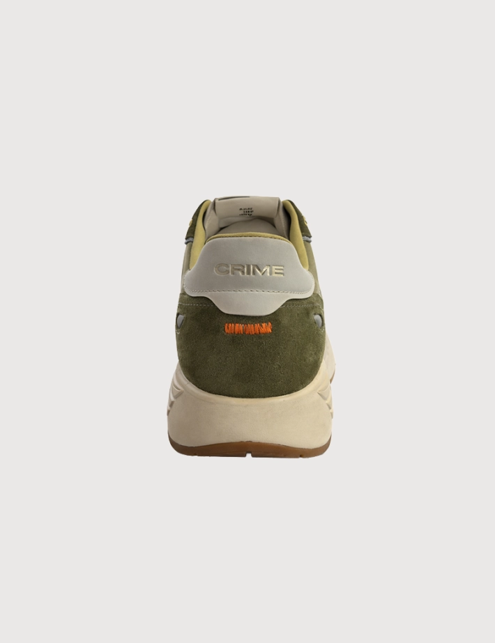 Crime London Baskets Homme Rush Kaki - 2