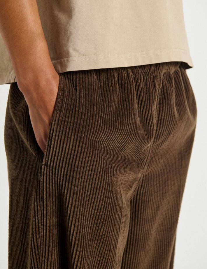 American Vintage Pantalon Carotte Femme Padow Marron Vintage - 7