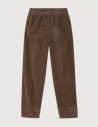 American Vintage Pantalon Carotte Femme Padow Marron Vintage - 4