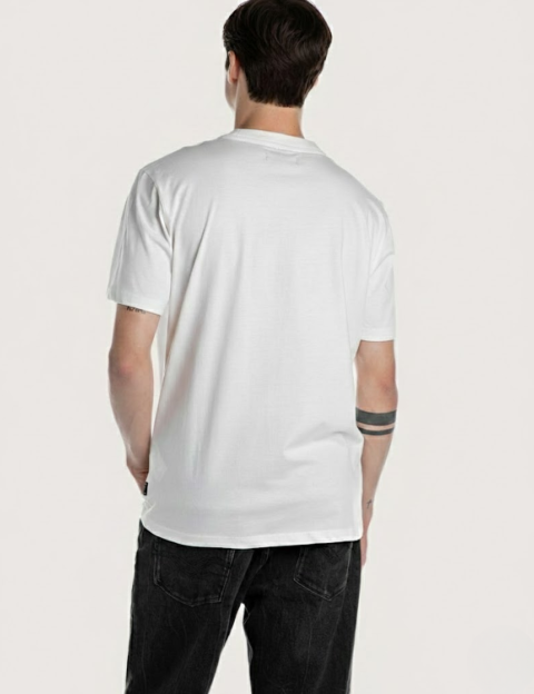 Baron Filou T-Shirt Homme Euro Espagne Blanc - 4