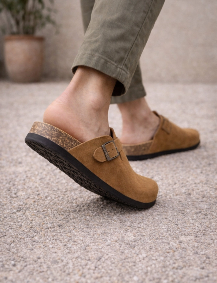 Plakton Sabots Homme Marron Foncé - 4