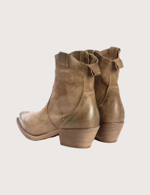 Métisse Bottines en Cuir Taupe - 5