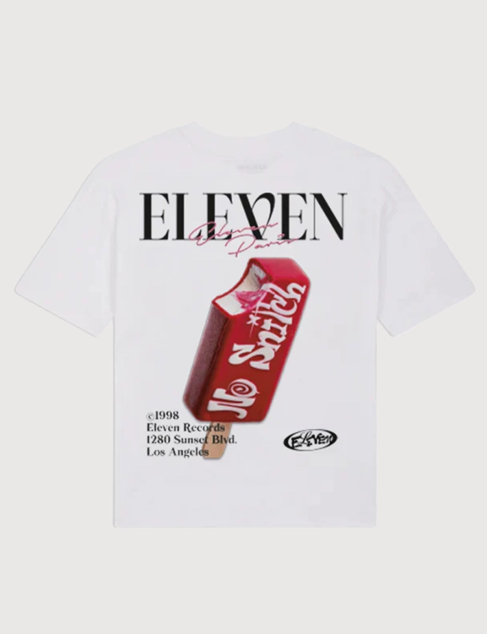 Eleven Paris T-Shirt Mixte Imprimé Dos Jerry Blanc