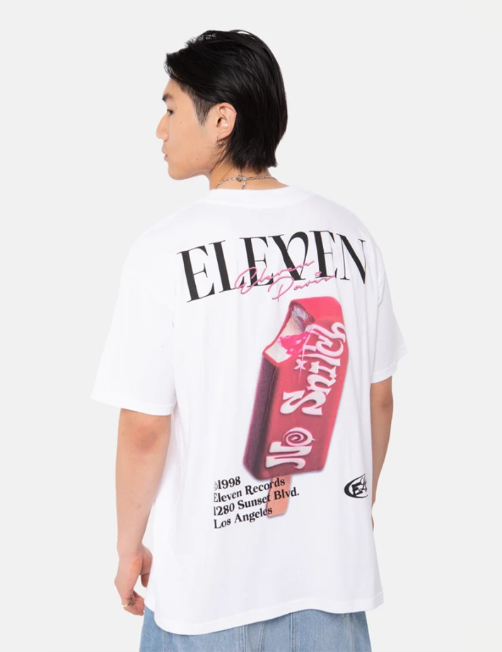 Eleven Paris T-Shirt Mixte Imprimé Dos Jerry Blanc - 2