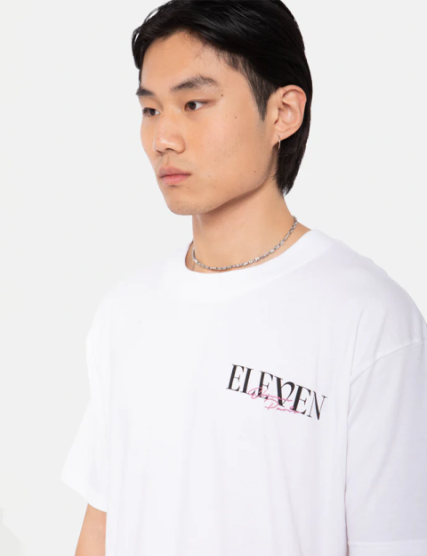 Eleven Paris T-Shirt Mixte Imprimé Dos Jerry Blanc - 4
