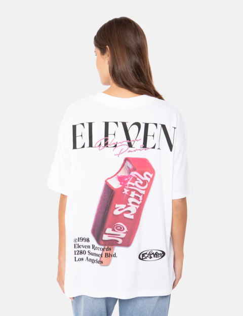 Eleven Paris T-Shirt Mixte Imprimé Dos Jerry Blanc - 6
