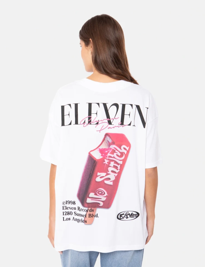 Eleven Paris T-Shirt Mixte Imprimé Dos Jerry Blanc - 6