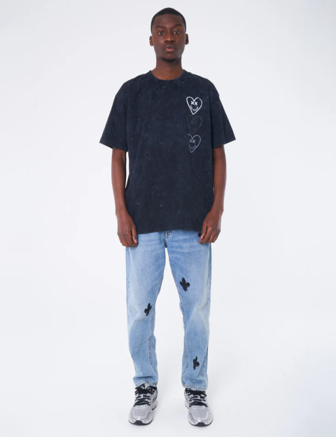 Eleven Paris T-Shirt Mixte Imprimé Dos Saule Noir - 5