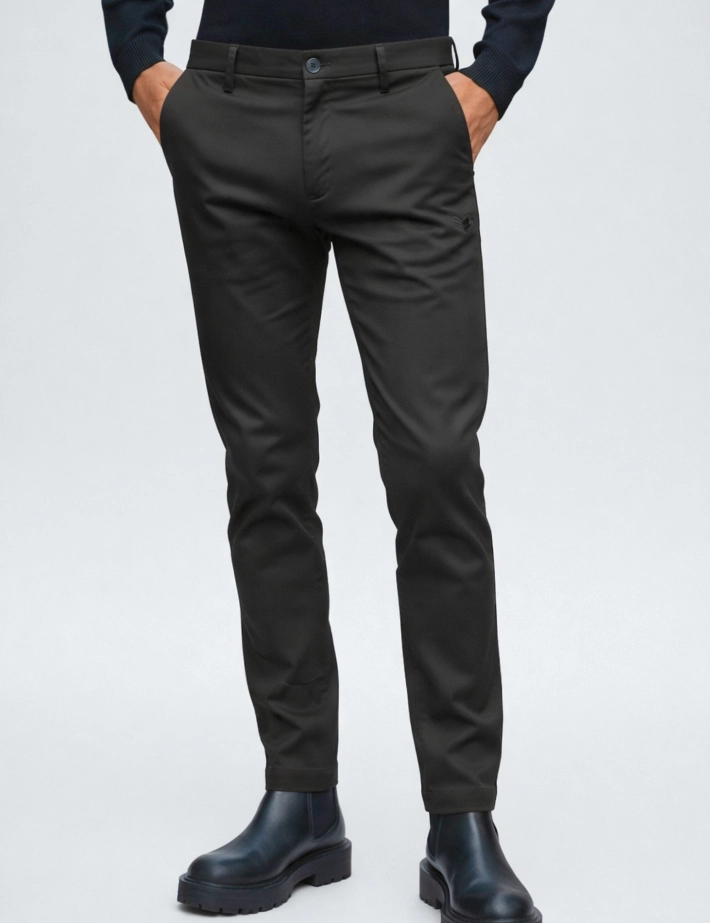 HBT BASICS DOUBLE FACE | BEN Pantalon Homme Noir - 3