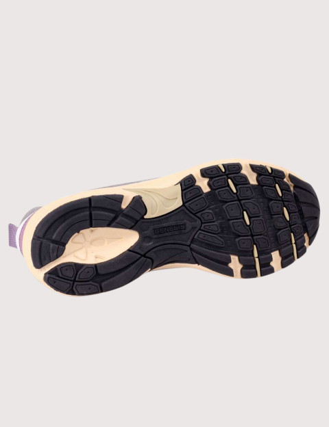 Genesis Baskets Femme G-Eco Multi Mesh Gris Blanc Lavande - 5