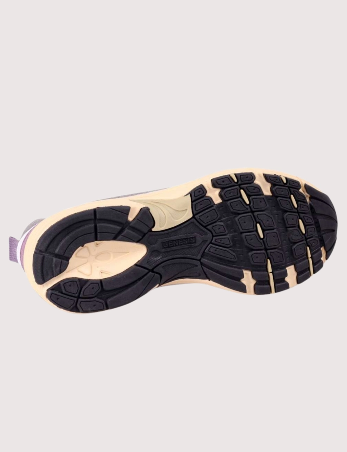 Genesis Baskets Femme G-Eco Multi Mesh Gris Blanc Lavande - 5