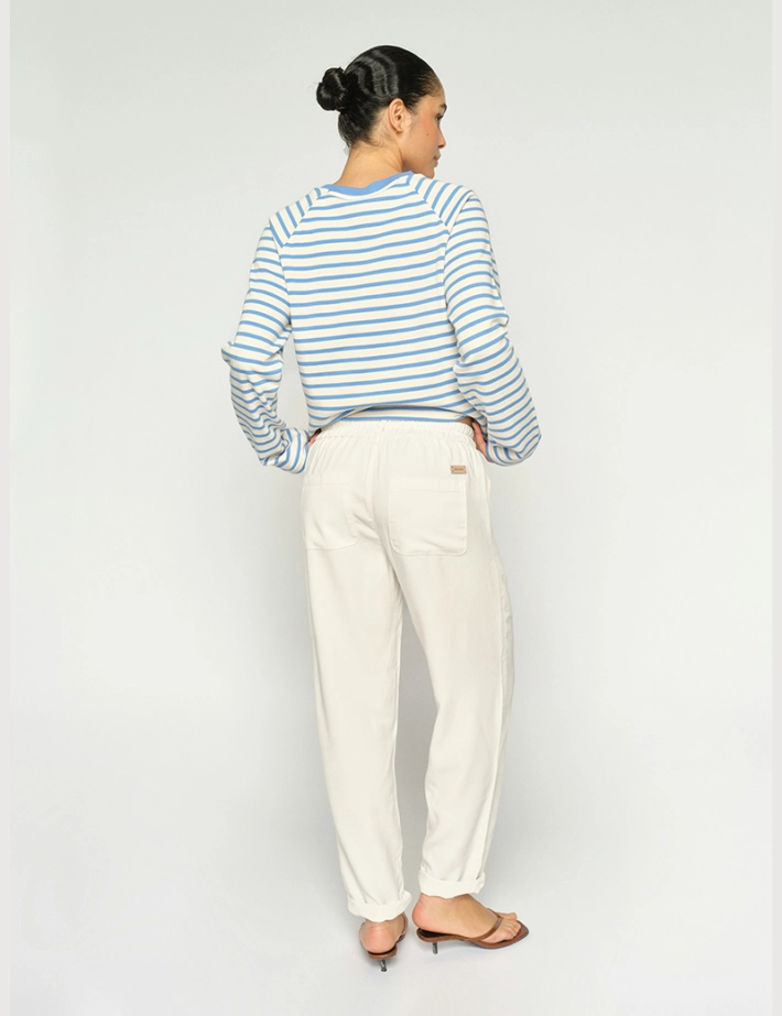 MOS MOSH Pantalon Femme Cordon Maison Stalom Ecru - 2