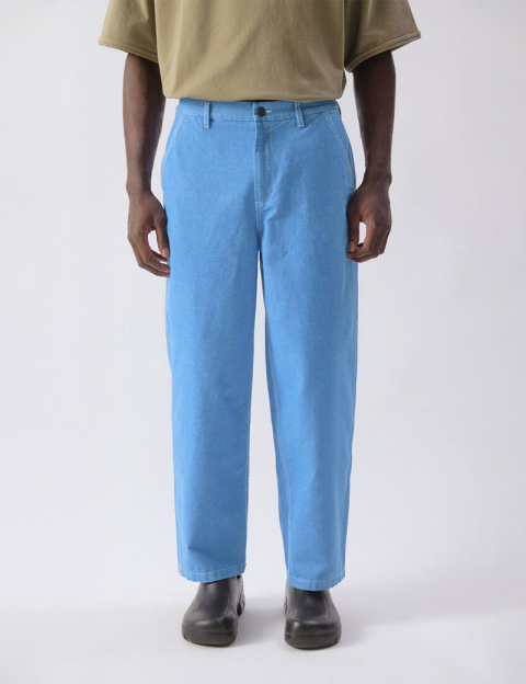 American Vintage Pantalon Homme Bleu Pusway Cascade - 3