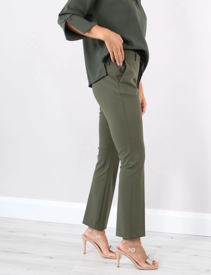 MOS MOSH Pantalon Femme Bootcut Ellen Izzy Kaki - 3