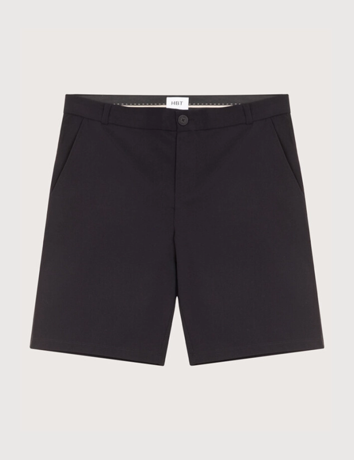 HBT Taylor Chic Chaine & Trame Rumba | Ben Short Bermuda Homme Noir