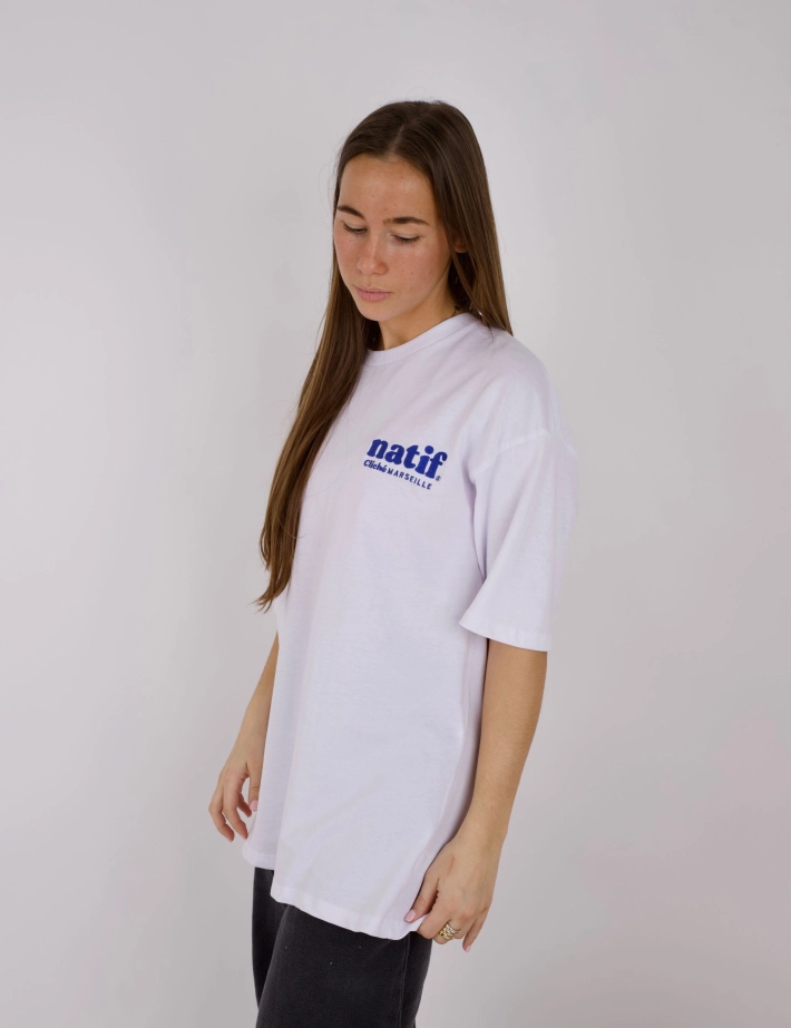 Natif T-shirt Unisexe Marseille Cliché Blanc - 5