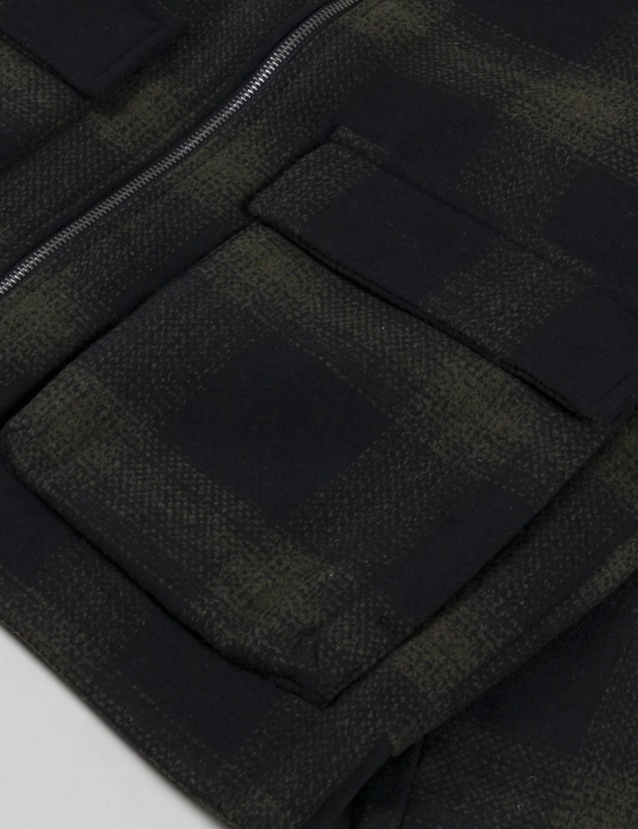 Anerkjendt Veste à Carreaux en Laine Akbruce - 5