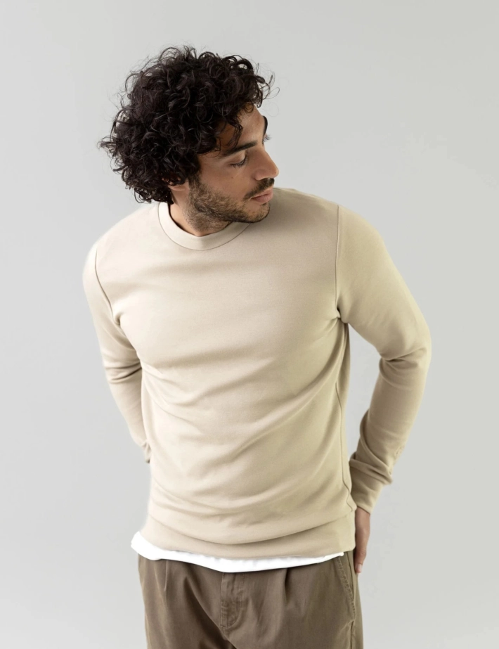 MOS MOSH Sweat Homme Abel Gris Aluminium - 4