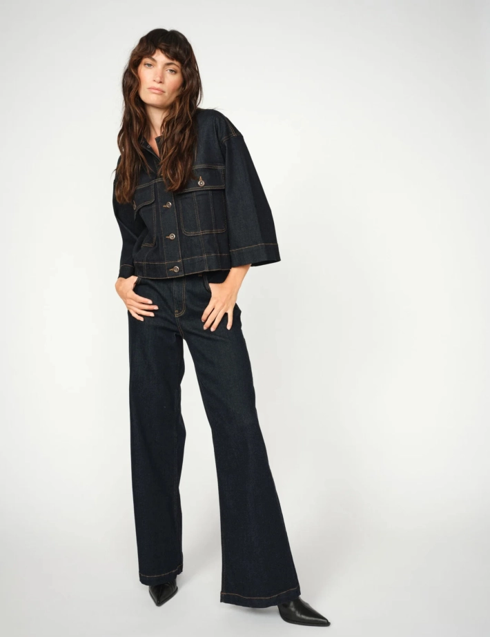 MOS MOSH Jean Femme Dara Deluxe Foncé - 6