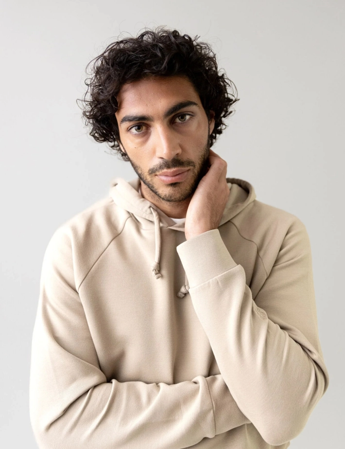 MOS MOSH Sweat Homme Capuche Abel Gris Aluminium - 5