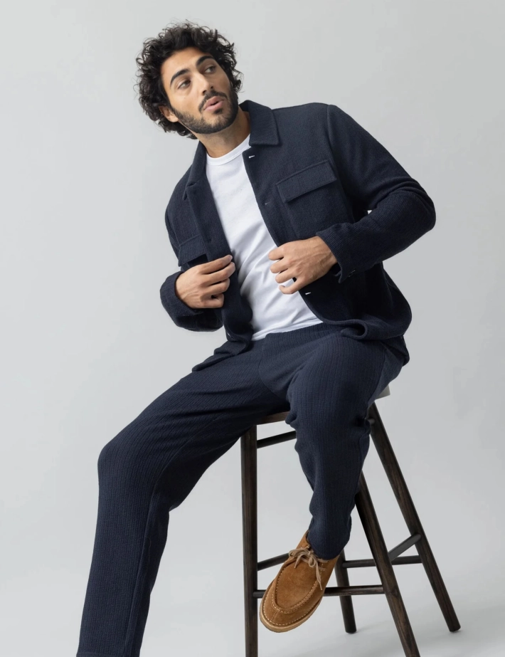 MOS MOSH Surchemise Homme Austin Marine - 7