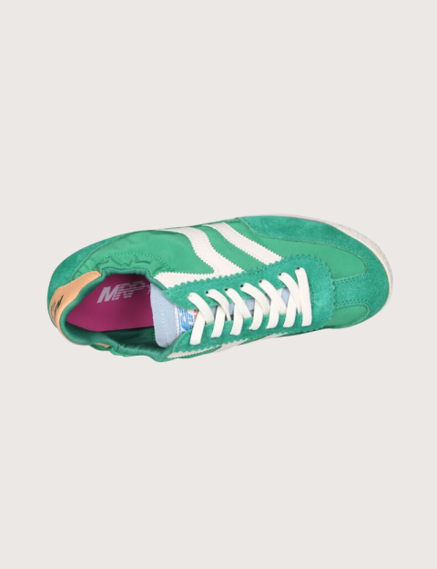 MRP Maripé Baskets Femme Double Bande Vert - 5