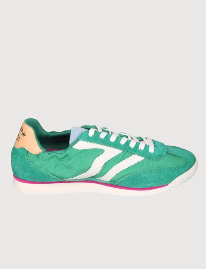 MRP Maripé Baskets Femme Double Bande Vert