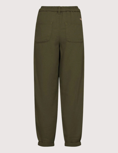 MOS MOSH Pantalon Femme Cordon Maison Stalom Kaki - 5